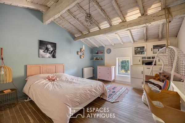 Maison du 19ème avec extension contemporaine