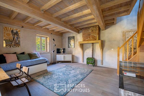 Maison du 19ème avec extension contemporaine