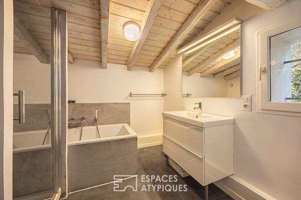 Maison du 19ème avec extension contemporaine