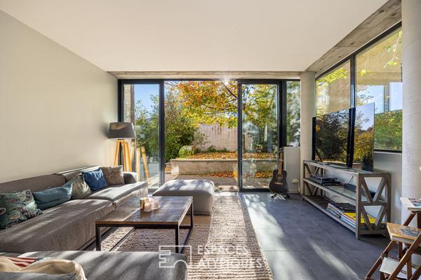 Maison du 19ème avec extension contemporaine