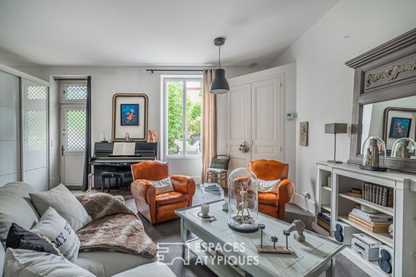 Maison bourgeoise avec terrasses en centre ville