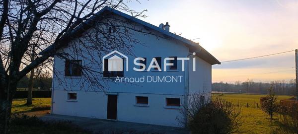 Maison de 90m2 sur terrain de 2000m2