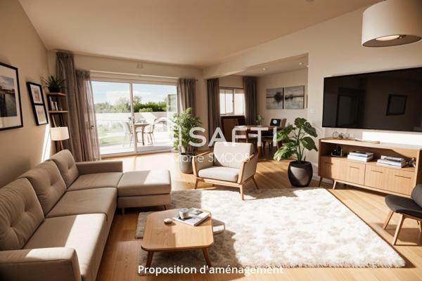 Découvrez cet appartement lumineux avec balcon, veranda et parkings.