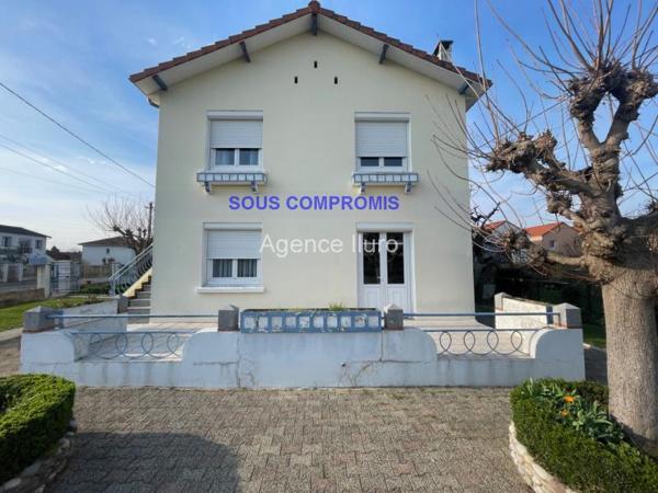 Maison - Oloron-sainte-marie - Réf.:205379 - MAISON T6 AVEC JARDIN ET GARAGE DANS SECTEUR RECHERCHE *** SOUS COMPROMIS ***
