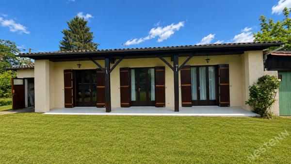 Maison de plain pied avec jardin à rénover au Nord de Bergerac !