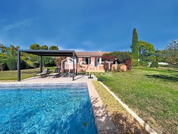 Maison de plain-pied avec piscine – Centre ville Lorgues