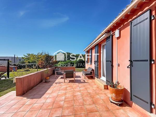 Maison de plain-pied avec piscine – Centre ville Lorgues