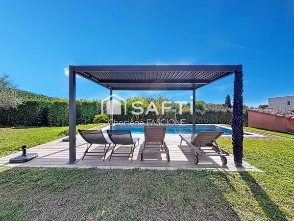 Maison de plain-pied avec piscine – Centre ville Lorgues