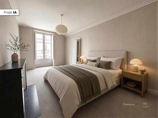 Bel appartement ancien à rénover centre ville 116m², Nantes 44000