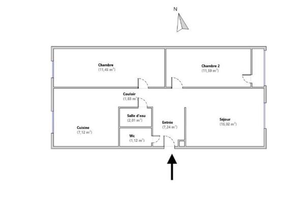 Appartement à vendre 4 pièces 60 m² Claye-Souilly