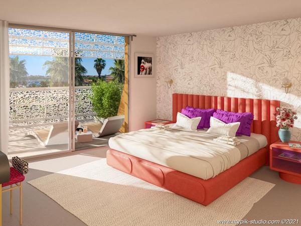 Le haut de gamme s'invite dans ce T1 de plus de 29,5 m² au sein du village naturiste du Cap d'Agde