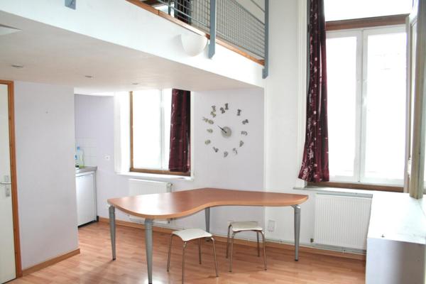 studio lumineux avec mezzanine