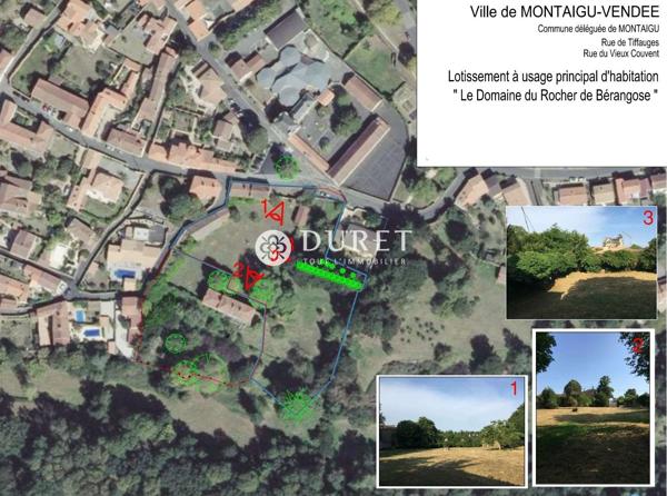 Terrain constructible à vendre, 401 m² - Montaigu-Vendée 85600