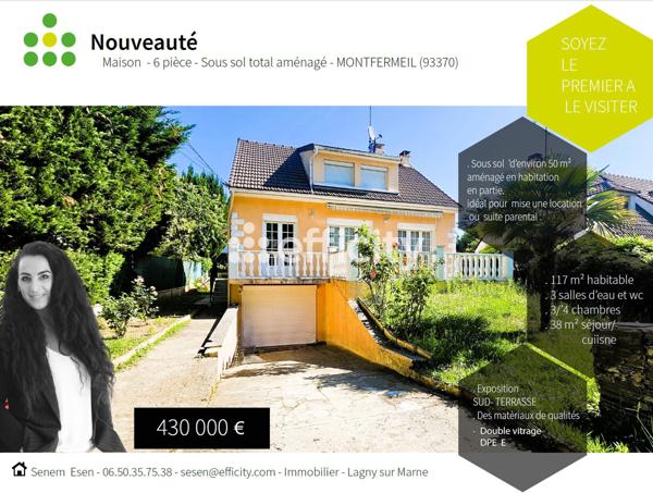 Maison 6 pièces - 156 m²