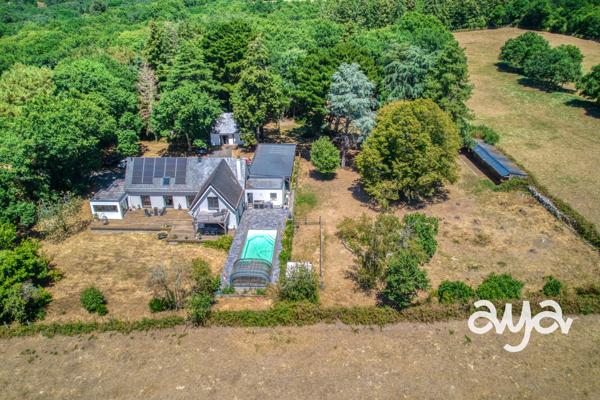 ENTRE NANTES ET LA BAULE – MAISON DE 250 M² SUR PLUS DE 6 HECTARES