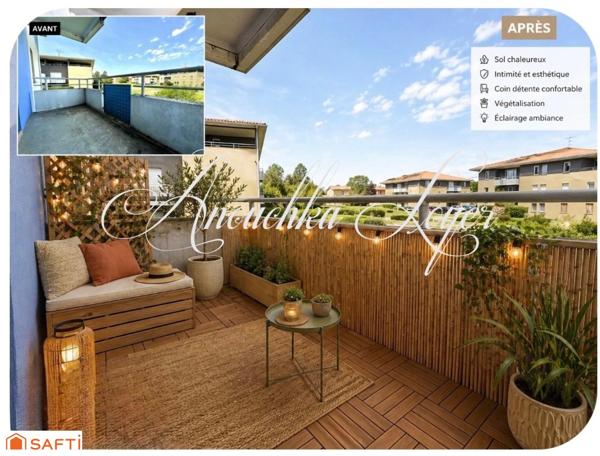 Appartement 3 chambres et 2 places de parking