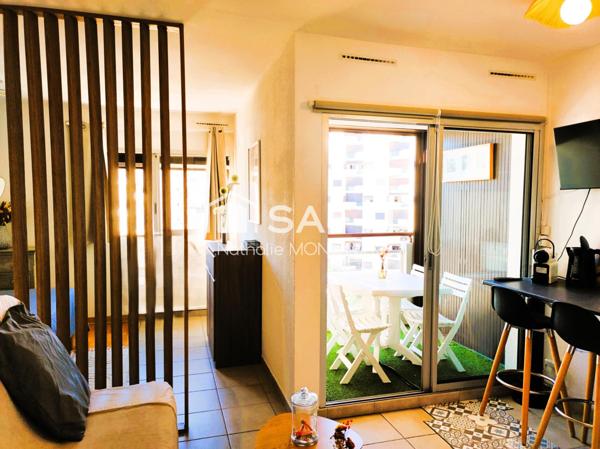 Au pied de la plage, beau T2 avec loggia + Parking