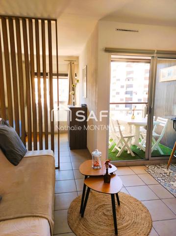 Au pied de la plage, beau T2 avec loggia + Parking