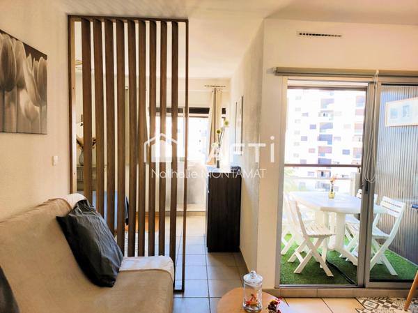 Au pied de la plage, beau T2 avec loggia + Parking