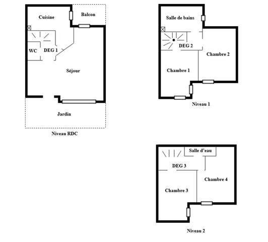 PUTEAUX/ Victor Hugo - Maison 5 pièces 90m² -1 Jardin - 2 Balcons - 1BOX Double