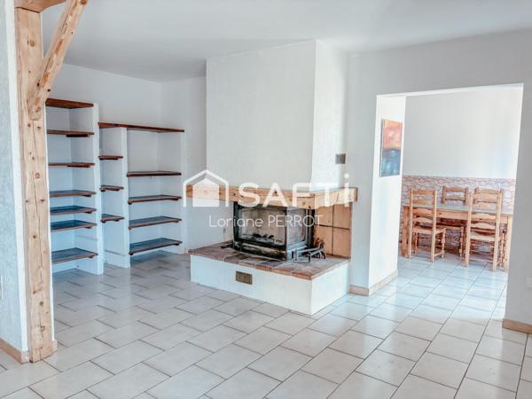 Maison 140 m2 avec bureau indépendant et jardins