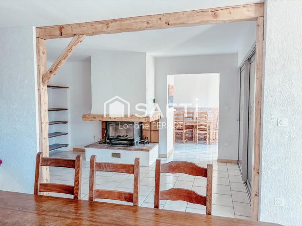 Maison 140 m2 avec bureau indépendant et jardins