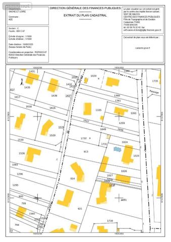 Terrain à Batir à vendre à Azé en Saône-et-Loire (71260), ref : TAB 84   
aze