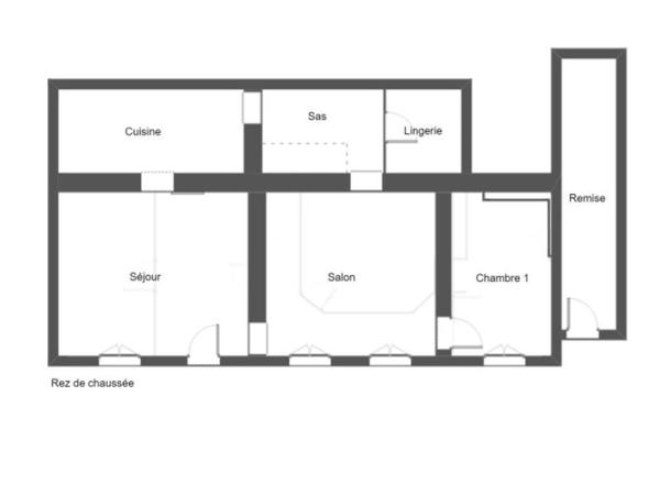 Maison de village 124.73 m² à Cherré 49330