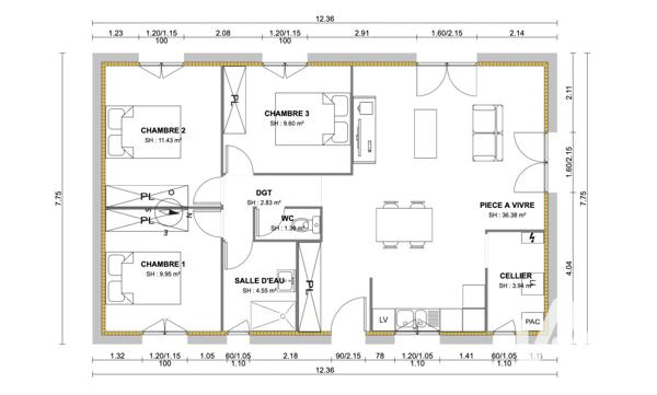 Terrain à vendre 339 m² Audenge