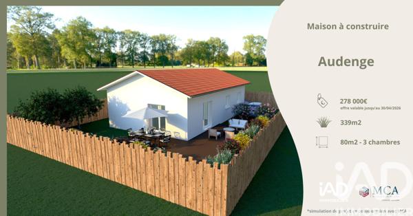Terrain à vendre 339 m² Audenge