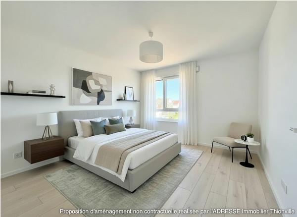 T3 avec terrasse couverte (10m²) + 1 garage + 1 parking souterrain