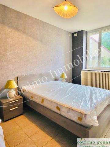 GENAS Appartement T2 meublé 52m² avec garage