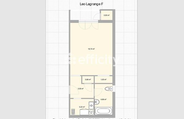 Appartement 2 pièces - 30 m² Exclusivité efficity