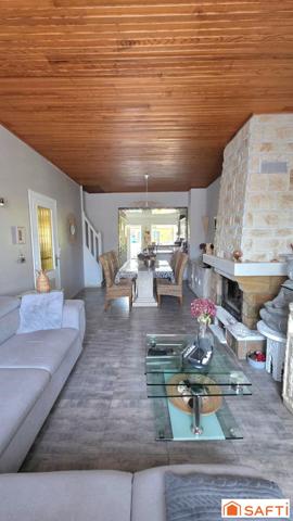 Agréable maison avec jardin et 2 garages