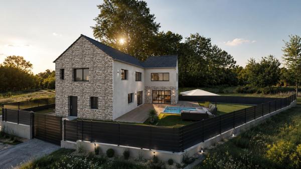 Terrain + Maison à vendre 6 pièces - 200 m²