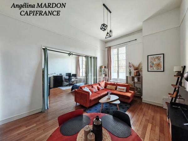 Appartement T3 de 80 m2 + Parking privé, le HAVRE CENTRE VILLE sur le secteur " SQUARE SAINT ROCH/PLAGE/AVENUE FOCH"