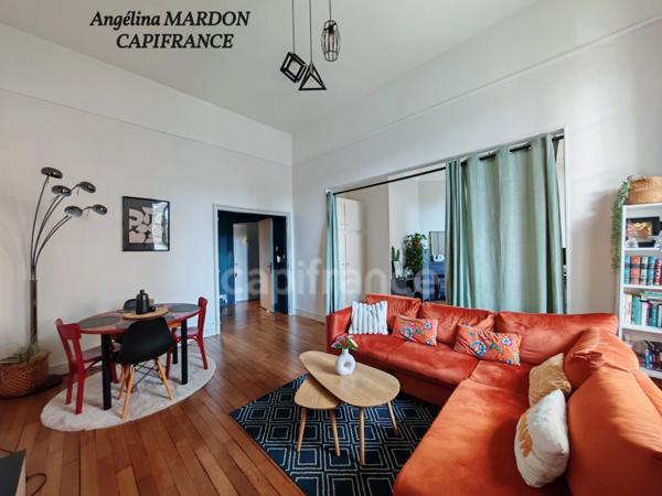 Appartement T3 de 80 m2 + Parking privé, le HAVRE CENTRE VILLE sur le secteur " SQUARE SAINT ROCH/PLAGE/AVENUE FOCH"