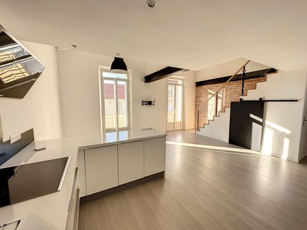 Appartement Cannes 3 pièces duplex, rénové, balcon