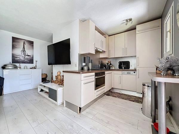 Appartement T2 avec jardin, parking et box