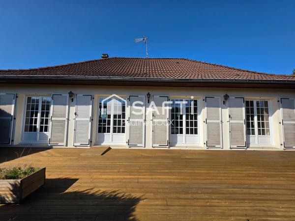 Maison individuelle, 4 pièces avec sous-sol complet et jardin arboré