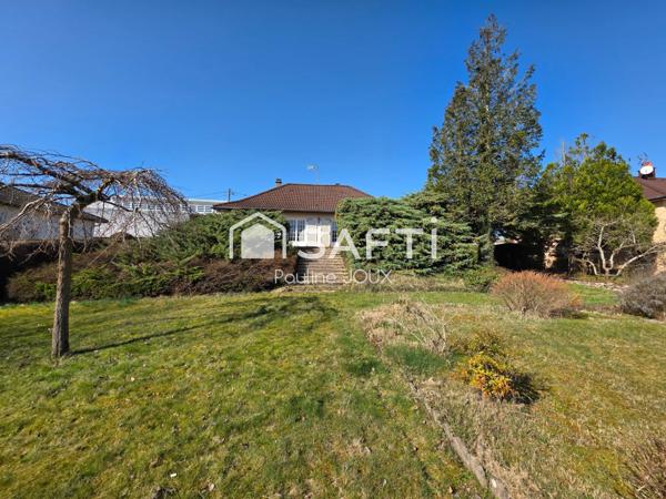 Maison individuelle, 4 pièces avec sous-sol complet et jardin arboré