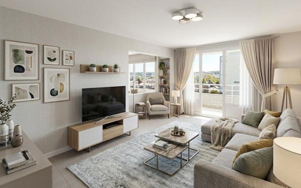 Appartement à vendre    3 pièces •  Orléans