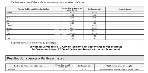 A rénover - T3 possible T4 avec parking inclus dans le prix