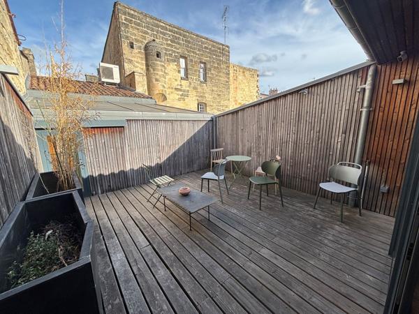 Bureaux à louer Bordeaux avec terrasse de 50 m² quartier Victoire-Saint-Michel