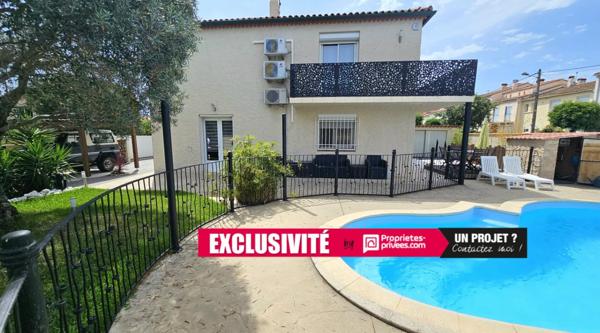 Elne maison de ville de 145 m² avec piscine et jardin