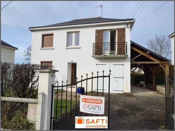 PAVILLON 3 chambres +Jardin +Garage +Préau +Cave