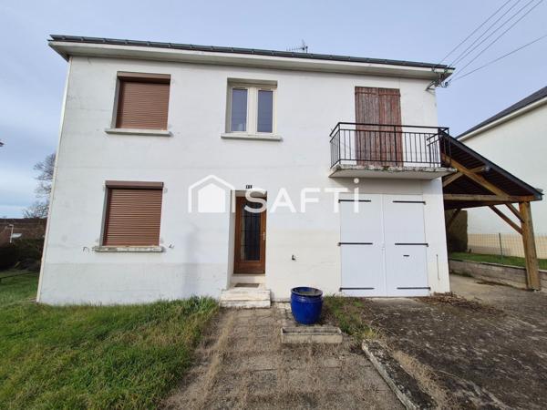 PAVILLON 3 chambres +Jardin +Garage +Préau +Cave