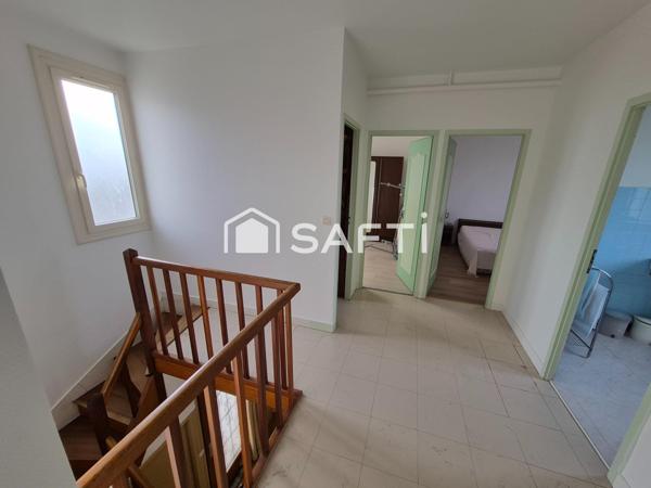 PAVILLON 3 chambres +Jardin +Garage +Préau +Cave