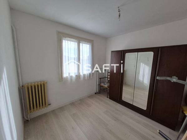 PAVILLON 3 chambres +Jardin +Garage +Préau +Cave