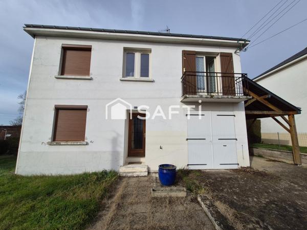 PAVILLON 3 chambres +Jardin +Garage +Préau +Cave